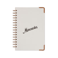 Mercedes Woven Paper Hardback Notebook