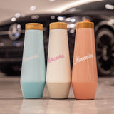 17oz. Mercedes Thermal Bottle with Bamboo Lid