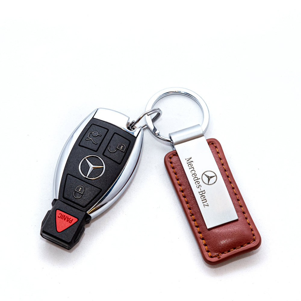 Mercedes-Benz Leather Keychain – Mercedes-Benz Boutique by