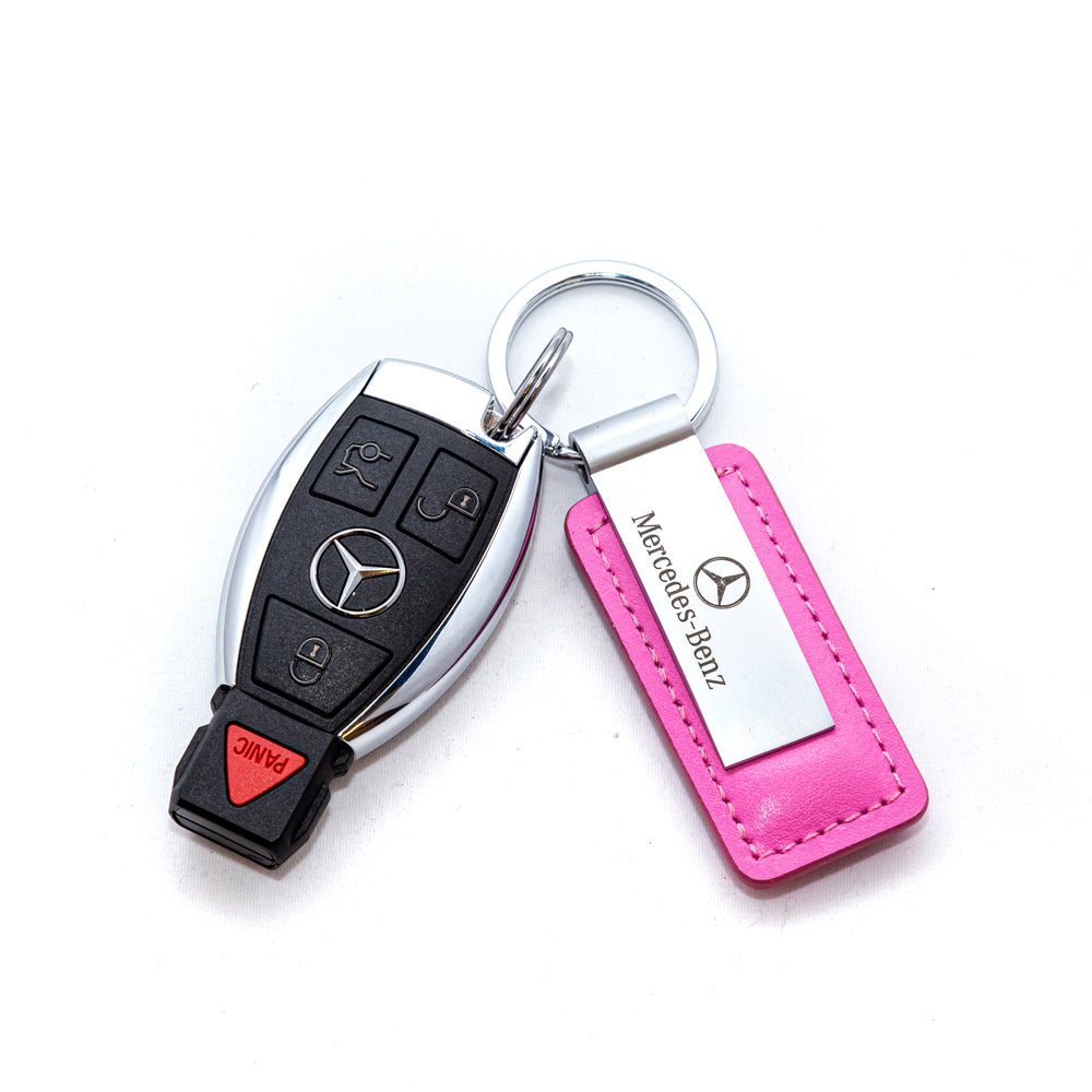  PIFOOG for Mercedes Benz Key Fob Cover Key Chain Girly