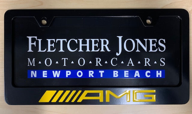 Mercedes AMG License Plate Frame Mercedes Benz Boutique by Fletcher Jones