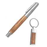 Mercedes-Benz Wood Pen and Key Ring Gift Set