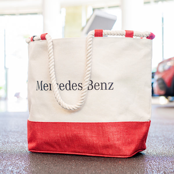 Mercedes-Benz Jute Tote Bag – Mercedes-Benz Boutique by Fletcher Jones