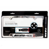 Stainless Steel Mercedes-Benz License Plate Frame Accessory Kit
